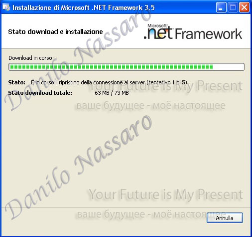 Installazione .net 3.5: download e installazione 
